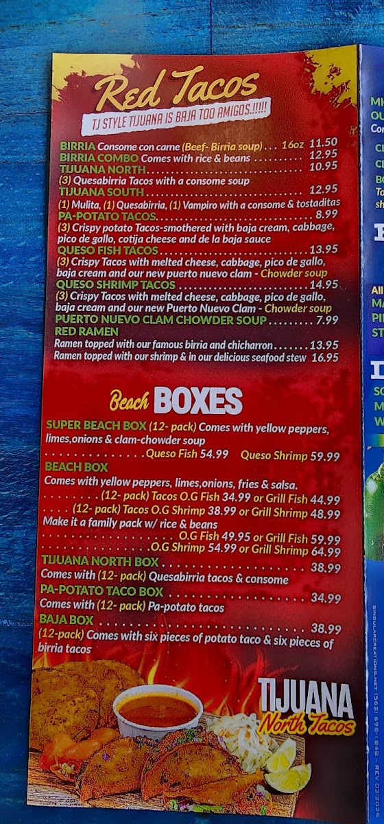 Miches De La Baja Menu - Image 4